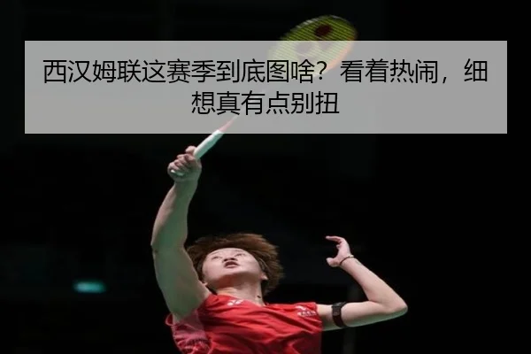 西汉姆联这赛季到底图啥？看着热闹，细想真有点别扭